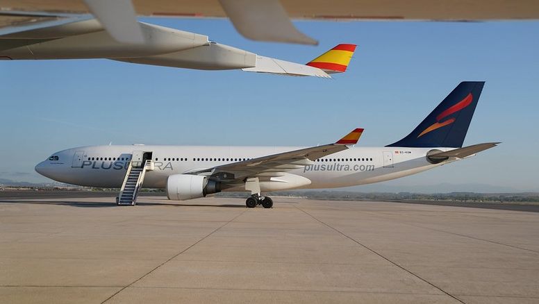 Avión de la flota de Plus Ultra