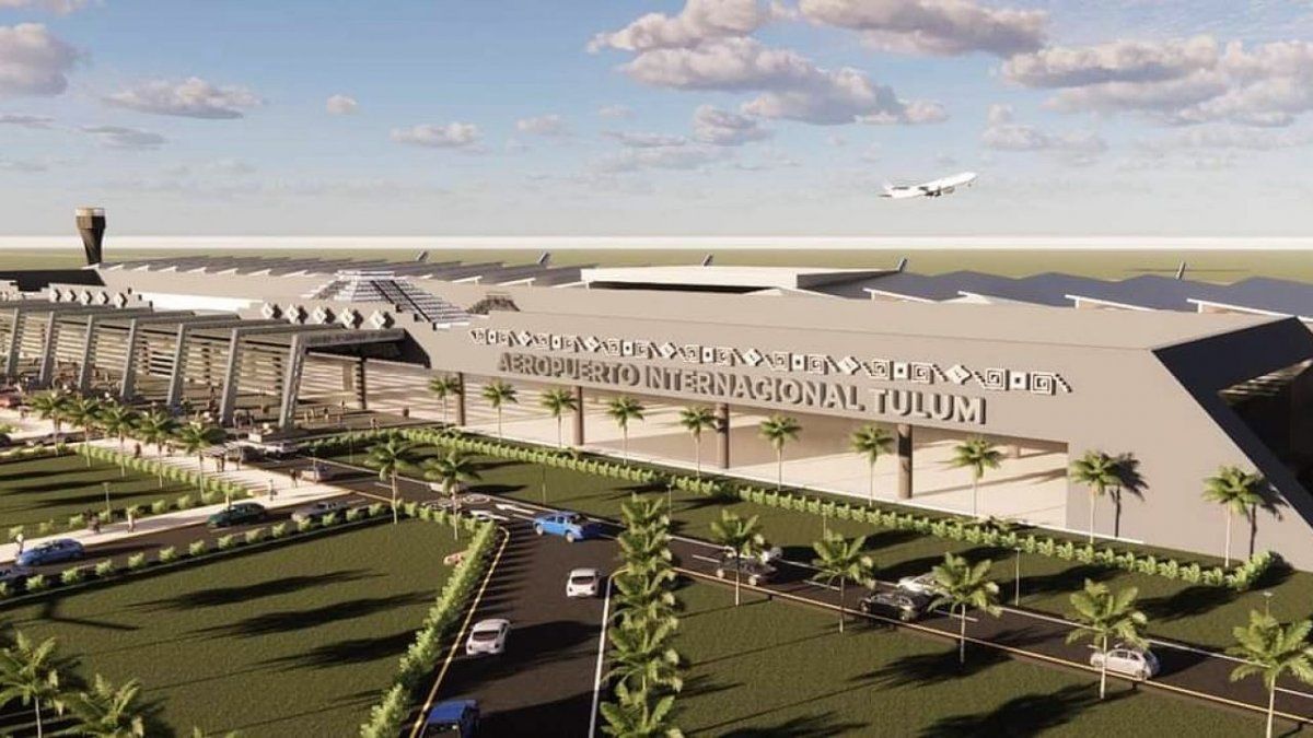 Así se vería el Aeropuerto Internacional de Tulum cuando finalice su construcción.