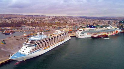 El puerto de San Antonio volverá a recibir cruceros.&nbsp;