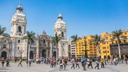 La Plaza Mayor de Lima, el centro histórico de la ciudad.