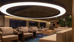 El actual salón VIP de Plaza Premium Group en el Aeropuerto Internacional de San Pablo-Guarulhos.
