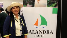 Johana Suárez, ejecutiva de Ventas de Balandra Hotel, ubicado en Manta. 