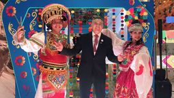 Julio Polanco, consejero Económico Comercial de Perú y responsable de la oficina de PromPerú en Colombia, durante la Vitrina Turística Anato 2026.