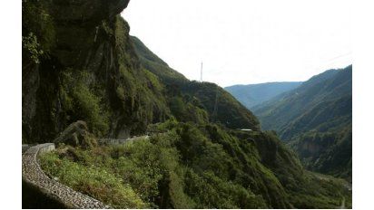 Una avenida forjada por la naturaleza