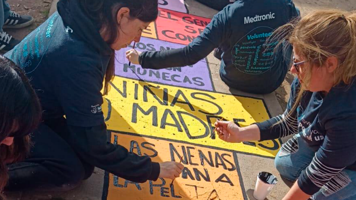 Apaer coordina diversas acciones de apoyo en las escuelas rurales de Argentina.