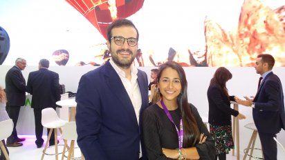 Alberto Ramos y Jesica Carrara.