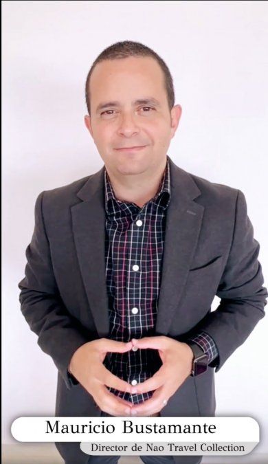 El director general de Nao Travel Collection, Mauricio Bustamante.