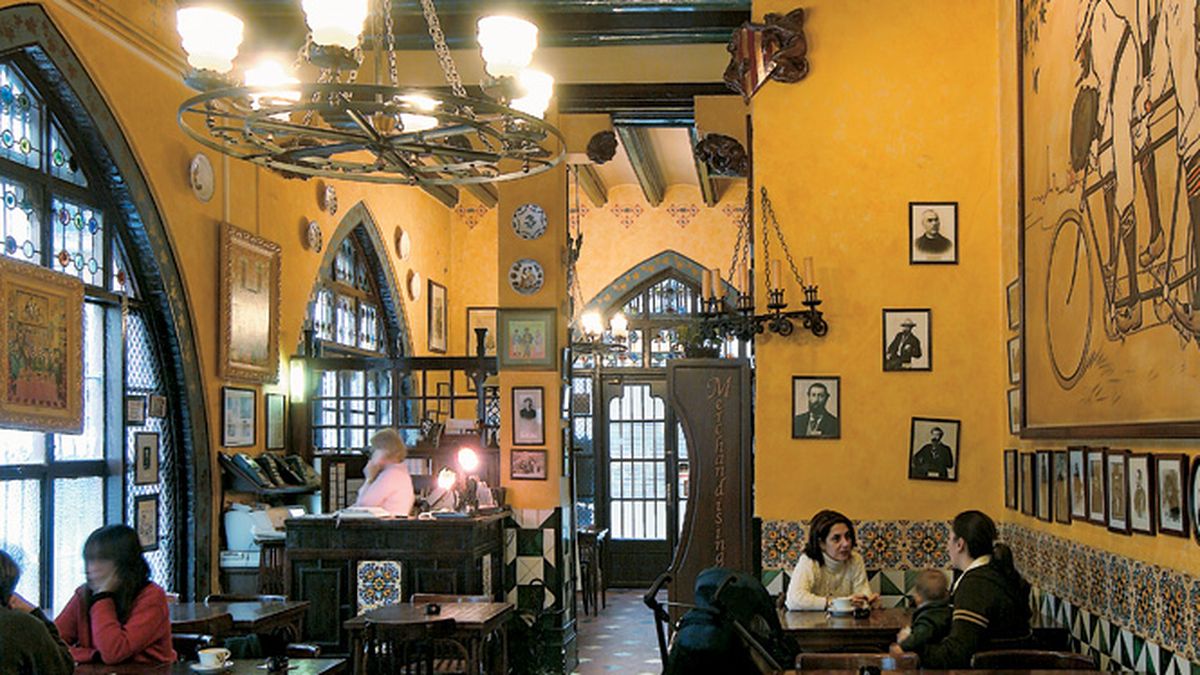 Els Quattre Gats, café emblematico del modernismo catalán.