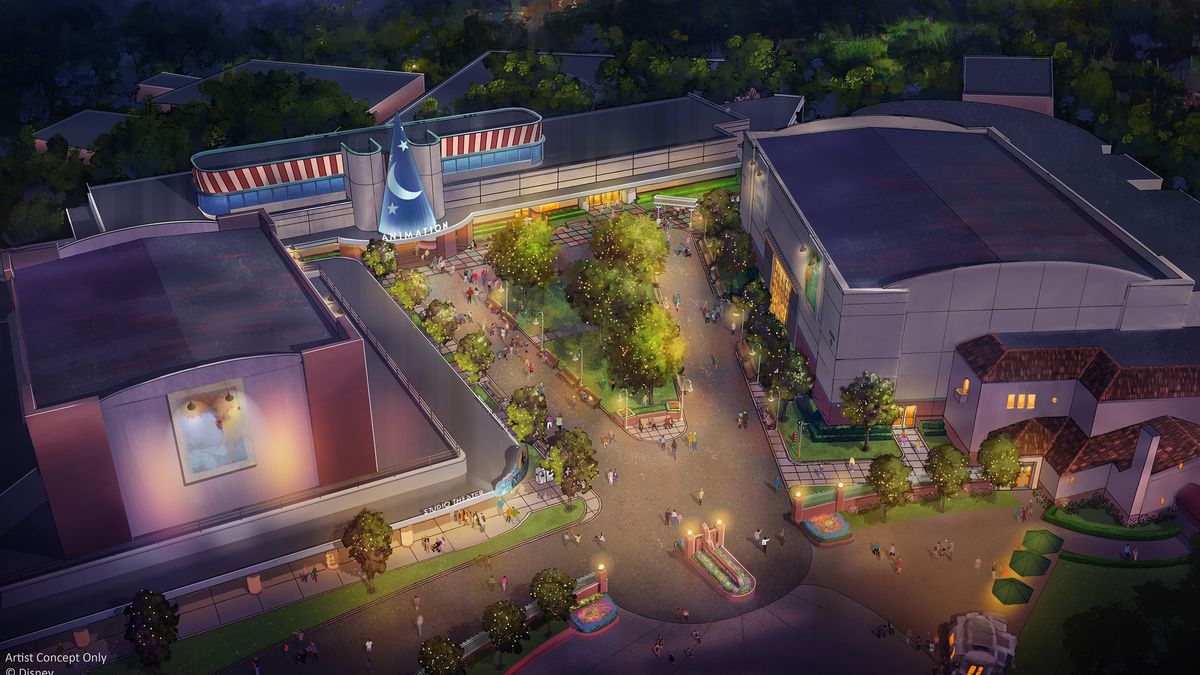 El nuevo espacio sobresaldrá a la distancia por el gran sombrero de brujo que utiliza Mickey en Fantasía.