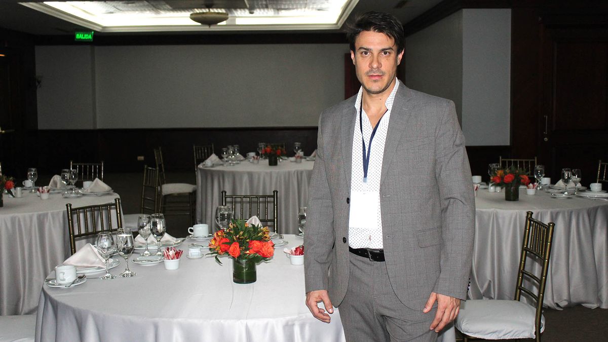 Pablo Bálsamo, ejecutivo comercial de la cadena hotelera Club Med, en el Ladevi Workshop en Quito.