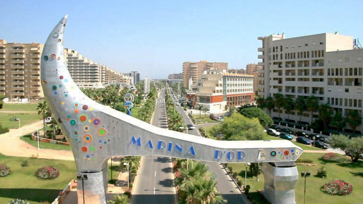 Entrada al complejo de Marina D´Or.