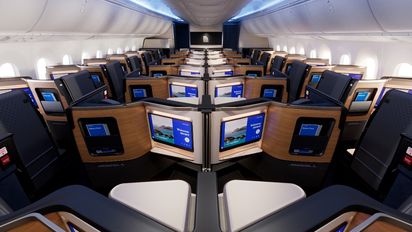 Una mirada a la nueva United Polaris Business Class.