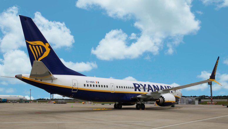 Avión de la flota de Ryanair
