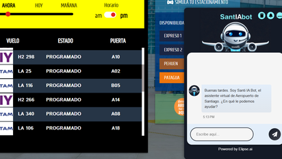 Aeropuerto de Santiago: SantIAbot alcanzó 85 mil consultas en dos años de servicio