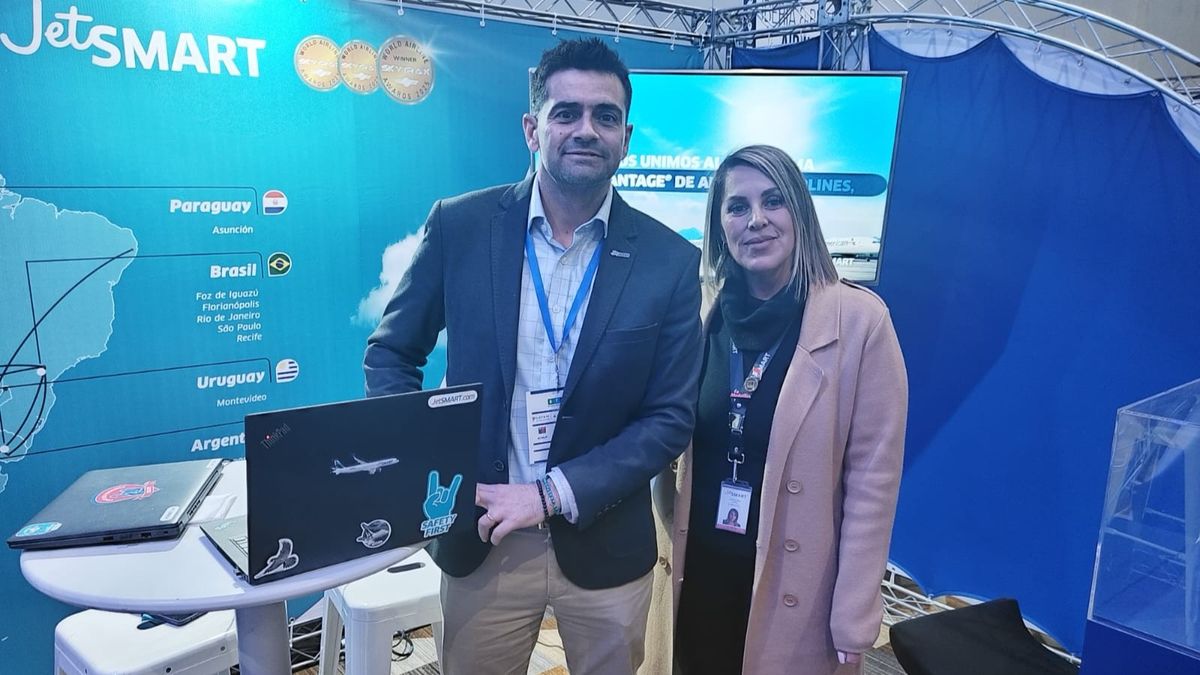 Stand de JetSmart en la BTE 2025.