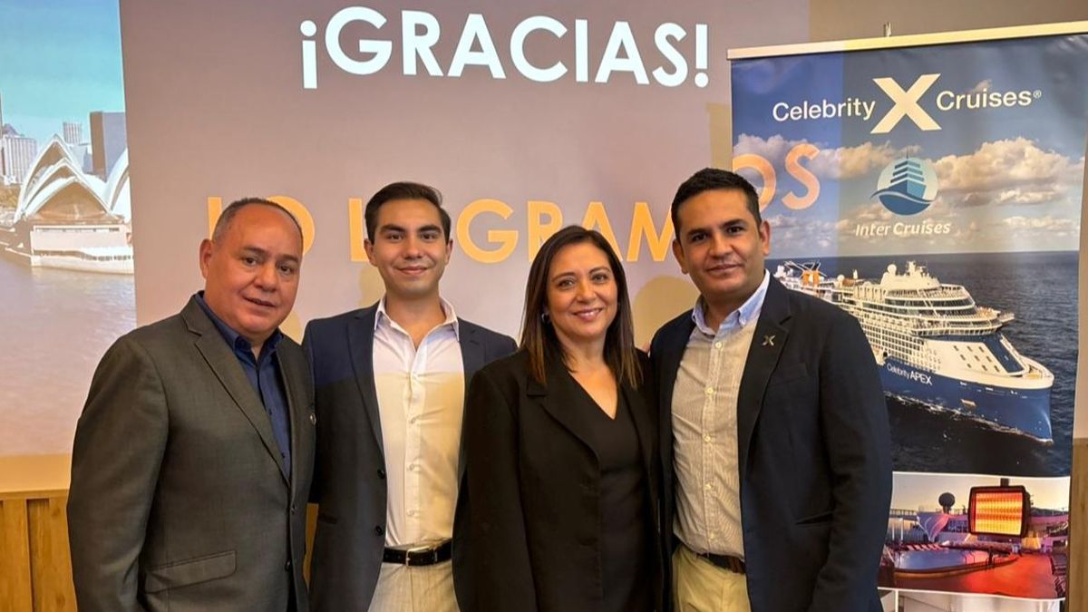 El equipo de Inter Cruises y Celebrity Cruises en la capacitación especial para agencias de viajes.