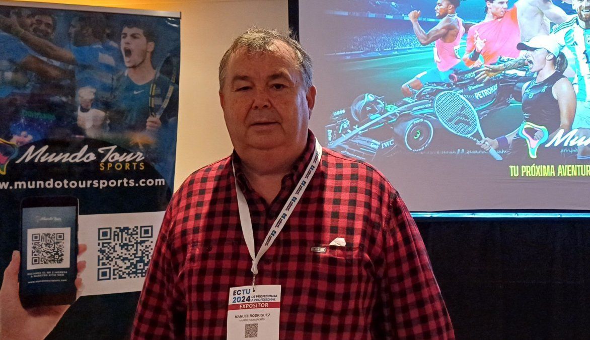 Manuel Rodríguez, CEO de Mundo Tours, condujo una capacitación para profesionales durante ECTU 2024.