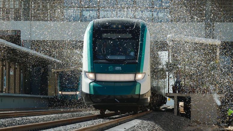 El Tren Maya realizó su primer viaje de Campeche a Cancún.