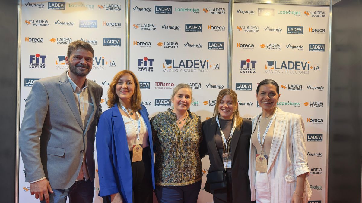 Carlos Braña, director de operaciones de Maseuropa, Havva Merve Guner, directora de desarrollo de negocios de Euromarmara; y Ingrid Thaerigen, directora comercial de Volando Viajes; Luz Jane Estupiñán, gerente de ventas de Maseuropa; María Guadalupe Sánchez, directora en México de Volando Viajes. Carlos Braña, director de operaciones de Maseuropa, Havva Merve Guner, directora de desarrollo de negocios de Euromarmara; y Ingrid Thaerigen, directora comercial de Volando Viajes; Luz Jane Estupiñán, gerente de ventas de Maseuropa; María Guadalupe Sánchez, directora en México de Volando Viajes.