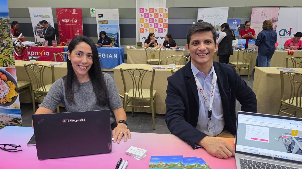 Diana Cuadros y Harold Asca, de PriceAgencies. Diana Cuadros y Harold Asca, de PriceAgencies.