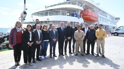 Chubut: comenzó la temporada de cruceros en Puerto Madryn