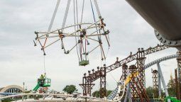 Así se construye TRON en Disney Orlando.