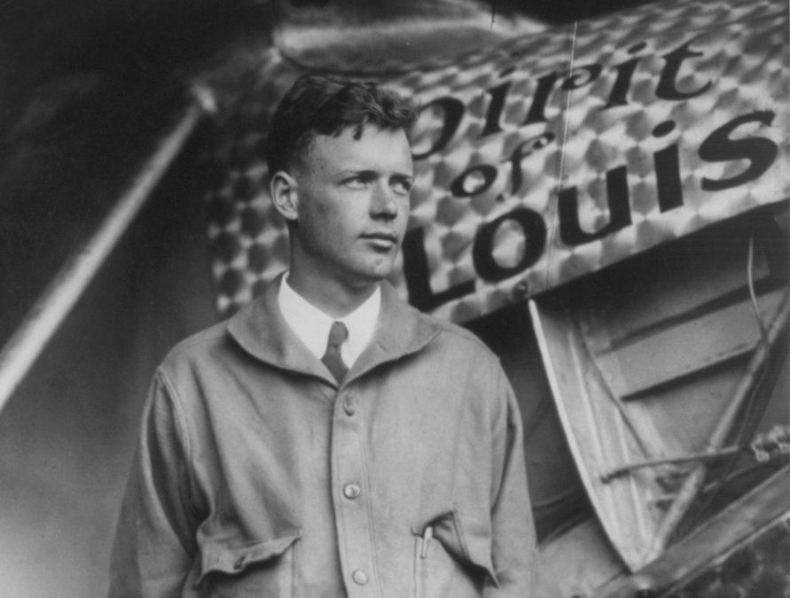 Charles Lindbergh, jefe de pilotos de Robertson Aircraft, empresa pionera antecesora de American AIrlines