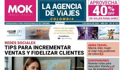 Edición #413 de la Revista La Agencia de Viajes Colombia.