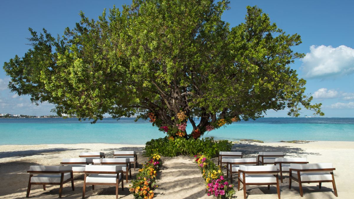 Dreams Sands Cancun Resort & Spa se erige como un hotel ideal para celebrar bodas en el Caribe.