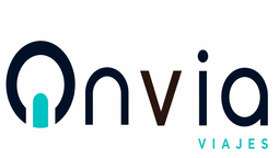 El logo de ONVIA Viajes, la flamante marca de circuitos.