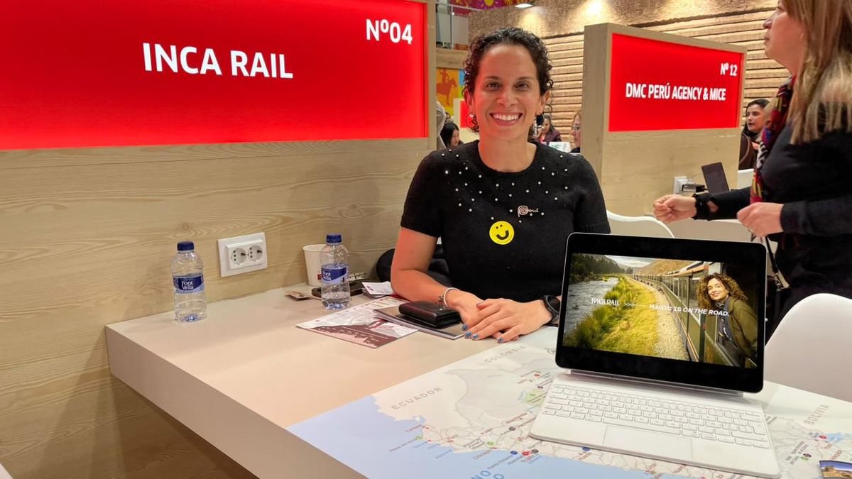 Maria Urquizo, gerente de ventas de Inca Rail.