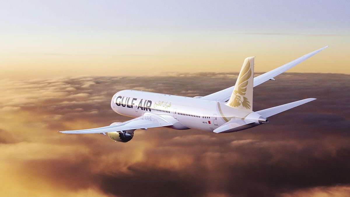 Avión de la flota de Gulf Air, que conectará vuelos entre Málaga y Baréin