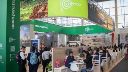 El stand de Perú en la Vitrina Turística de Anato 2022.