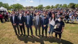 Las autoridades que protagonizaron el lanzamiento del PreViaje PAMI.