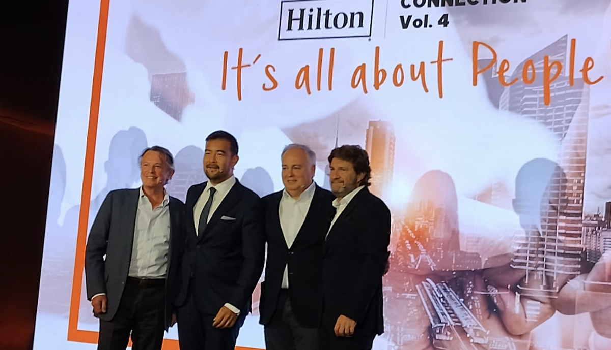 Orginzadores del evento contra la ELA en el hotel Double Tree del grupo Hilton&nbsp;