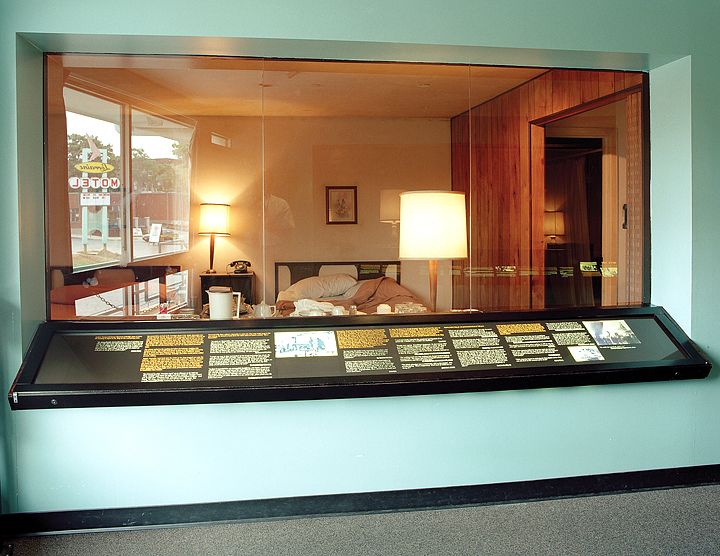 La tristemente célebre habitación 306 del motel Lorraine.