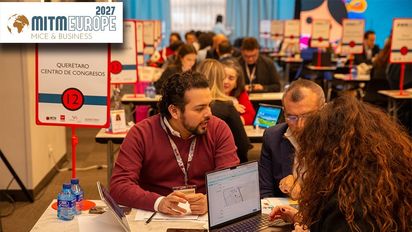 Cartel del MITM Europe 2027, que se celebrará en Madrid