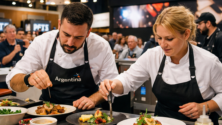Con chefs y productos regionales, Fehgra posiciona a la gastronomía argentina en Madrid Fusión.