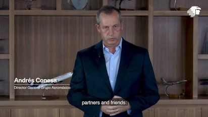Andrés Conesa, director general del Grupo Aeroméxico.