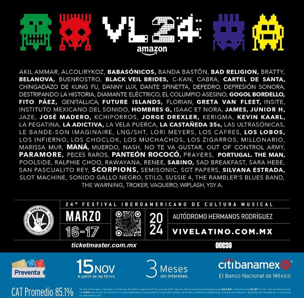 No te pierdas vivir esta experiencia musical en el Festival Vive Latino en Ciudad de México&nbsp;