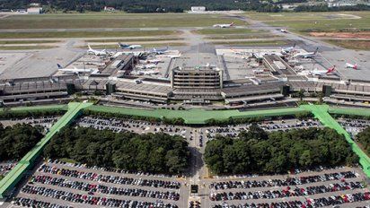 El Aeropuerto Internacional de San Pablo-Guarulhos.