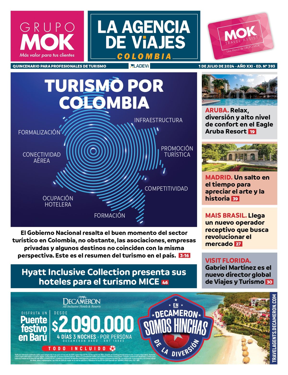 Revista La Agencia de Viajes, edición #393.