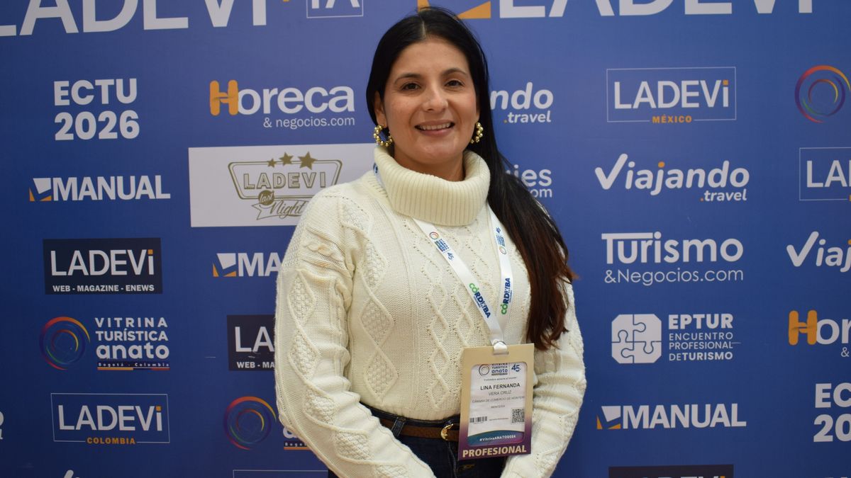 Lina Fernanda Vera Cruz, Cluster Manager de Turismo de Córdoba durante la Vitrina Turística Anato 2026.