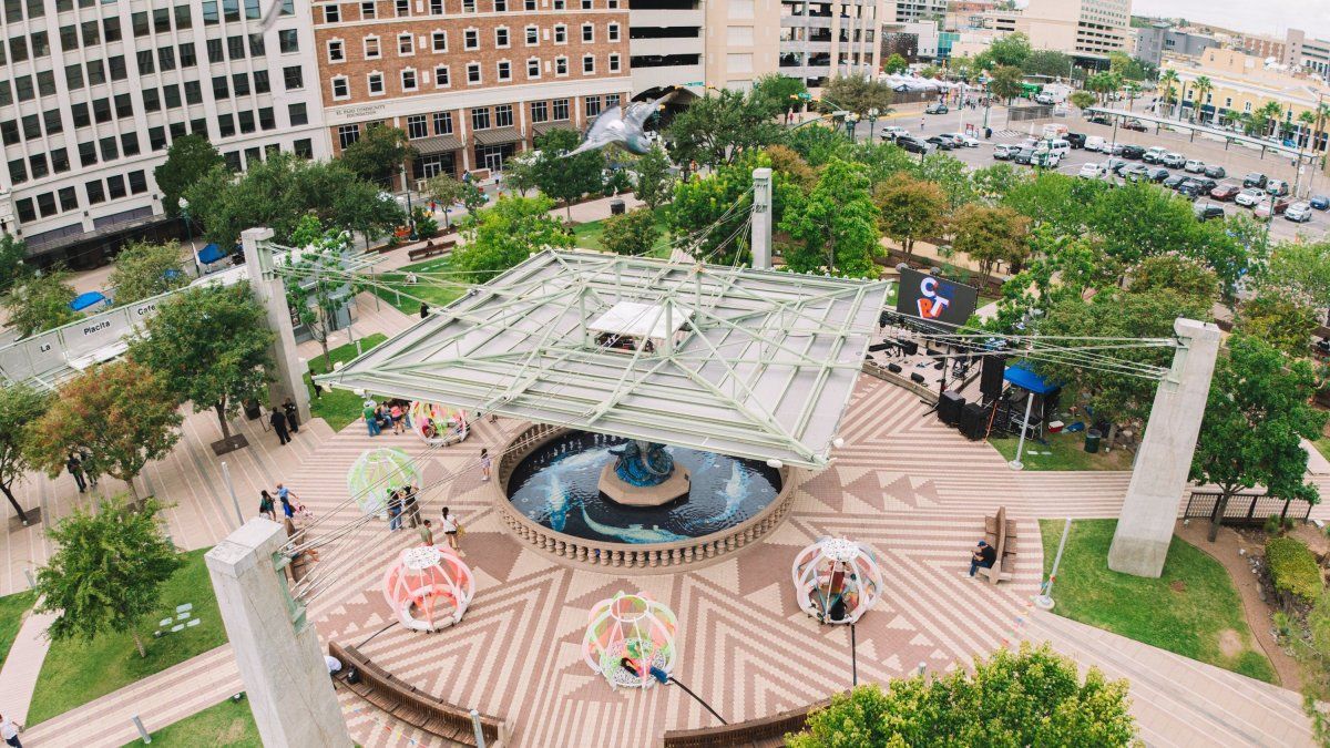 Texas: la Plaza San Jacinto se encuentra en el corazón de El Paso. 