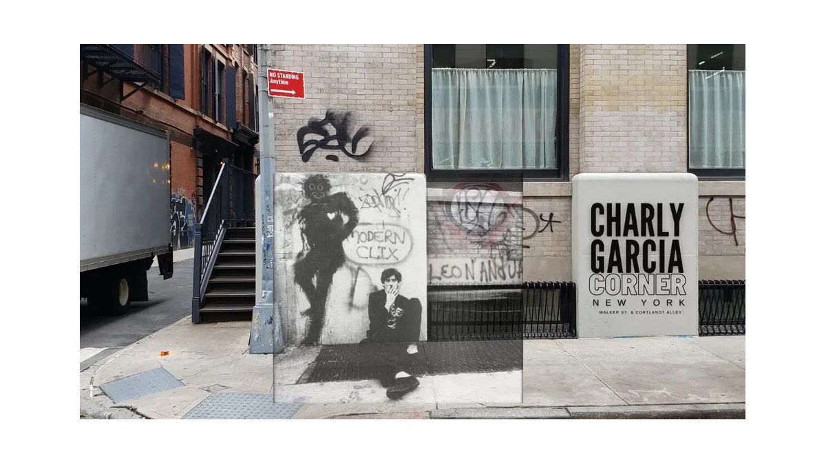 Charly García y su esquina en Nueva York a 40 años de Clics Modernos
