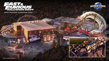 Universal Studios Hollywood: ¿cuándo se estrena la nueva montaña rusa Fast & Furious: Hollywood Drift?