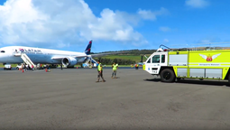 Latam Airlines es la única compañía que posee frecuencias de vuelos comerciales hacia Rapa Nui.