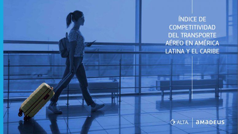 Cubierta del informe de ALTA y Amadeus que consagra a México como el país más competitivo con relación a su transporte aéreo.