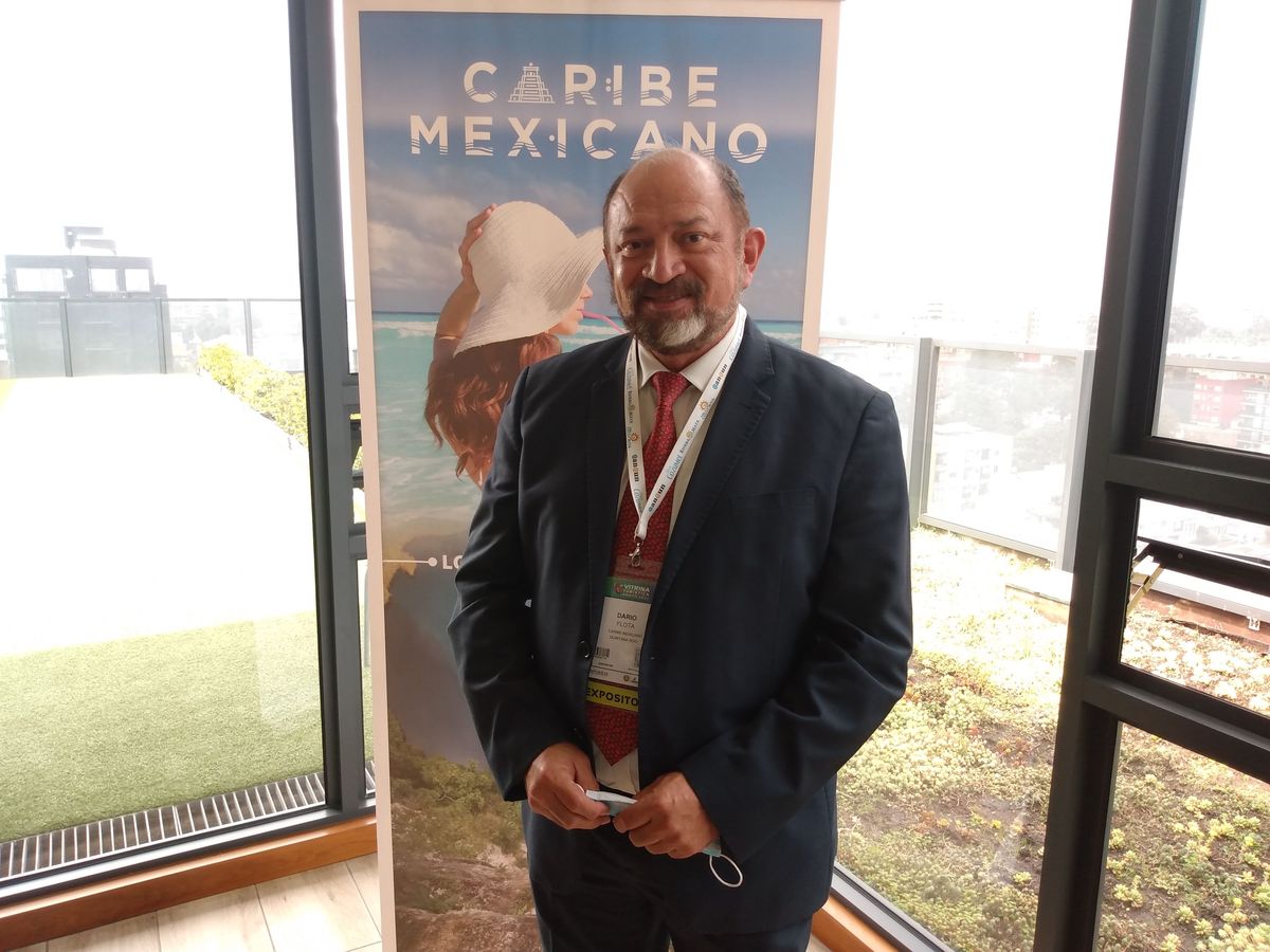 Darío Flota, director general del Consejo de Promoción Turística de Quintana Roo, se refirió a la relevancia de Colombia para el Caribe mexicano.