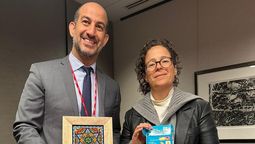 Michelle Fridman Hirsch, secretaria de Turismo de Jalisco, se reunió con Ashraf Hassanein, director de Asuntos Trilaterales y &nbsp;del Programa Plataforma de América del Norte (NGI).